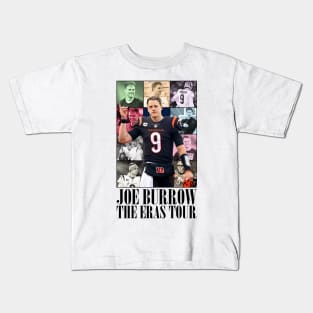 Vintage Retro Joe Burrow Eras Style Kids T-Shirt